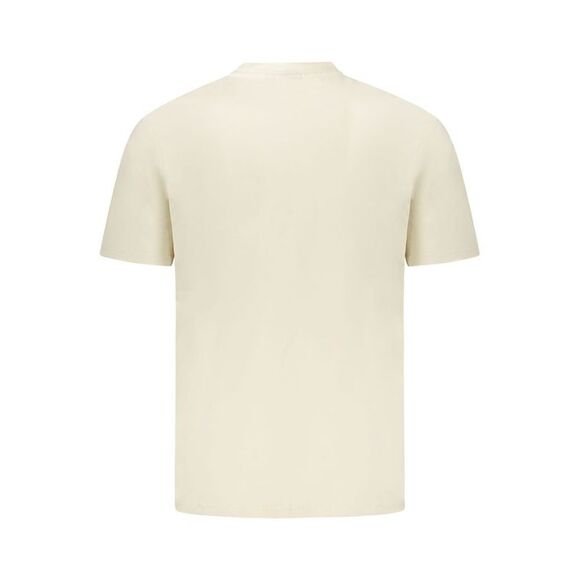 Napapijri Beige Cotton Men Men's T-Shirt